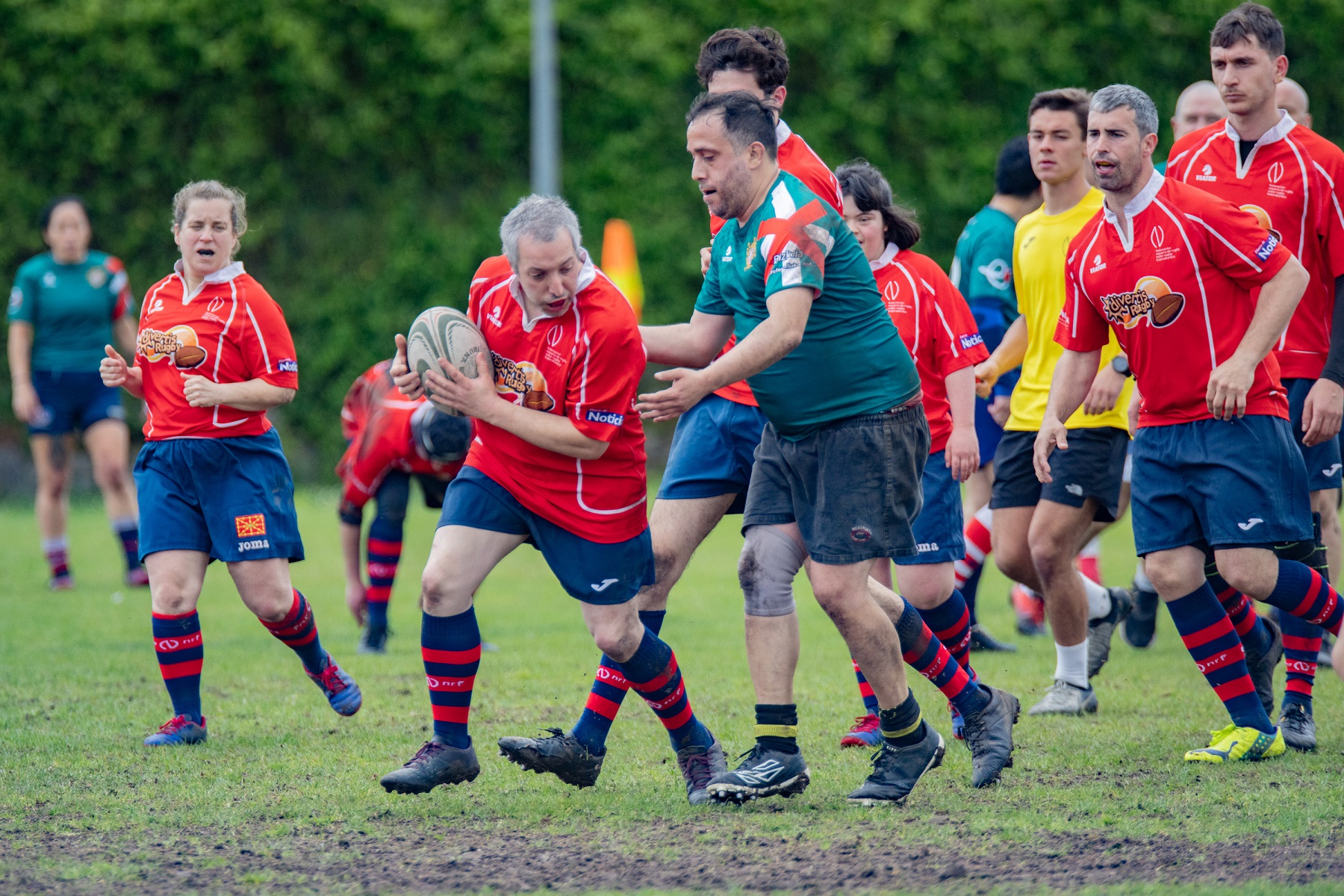 Crónica Amistoso Navarra vs Bizkaia (rugby inclusivo)